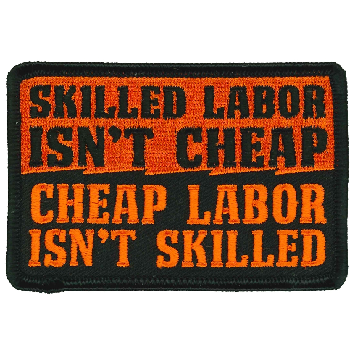 PPL9897 4 x 3 in. Skilled Labor Patch - Multi Color