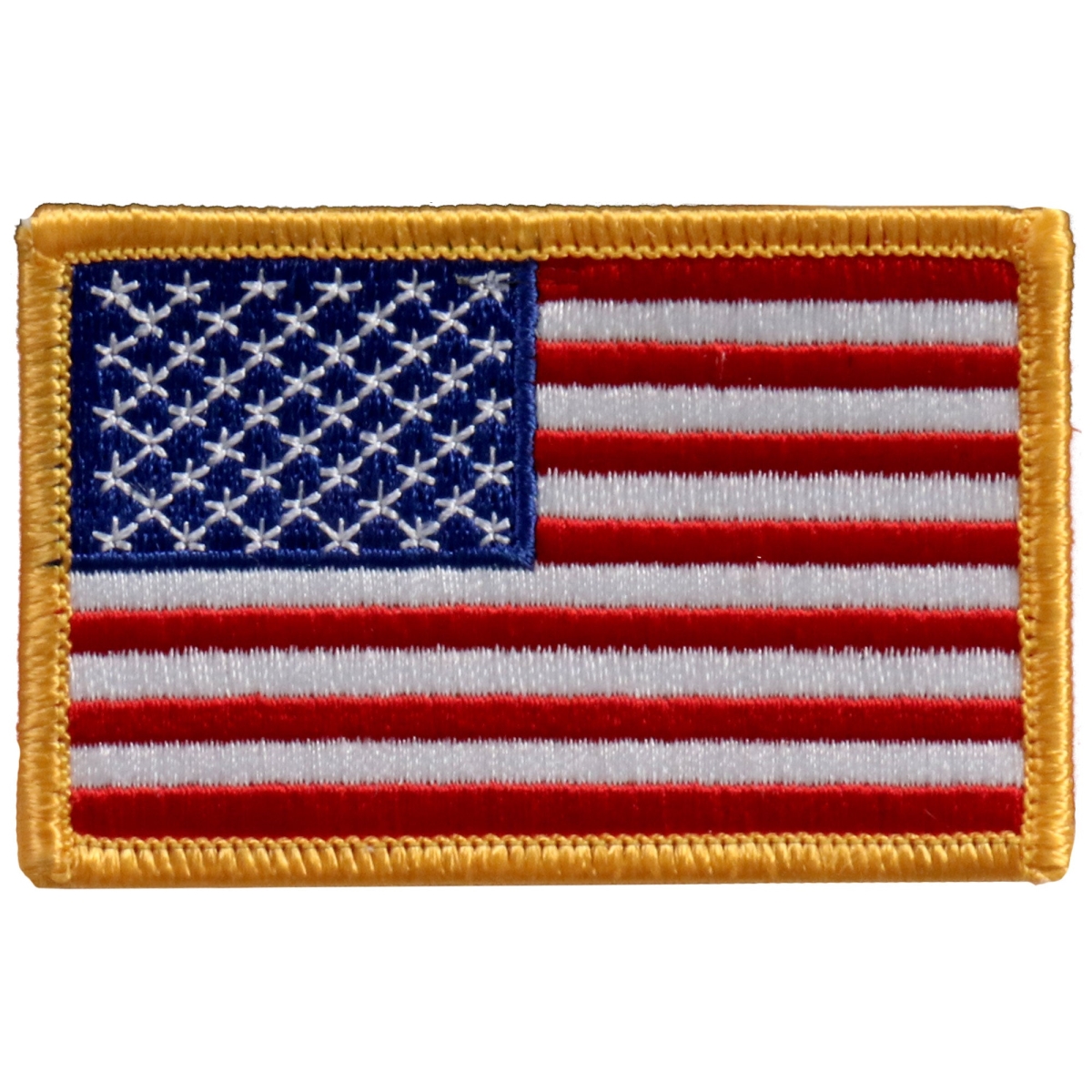 PPA1223 6 x 4 in. American Flag Patch - Multi Color