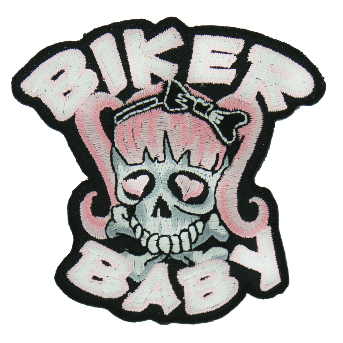 Picture of Hot Leathers PPA2052 3 x 3 in. Biker Baby Pigtails Patch - Multi Color