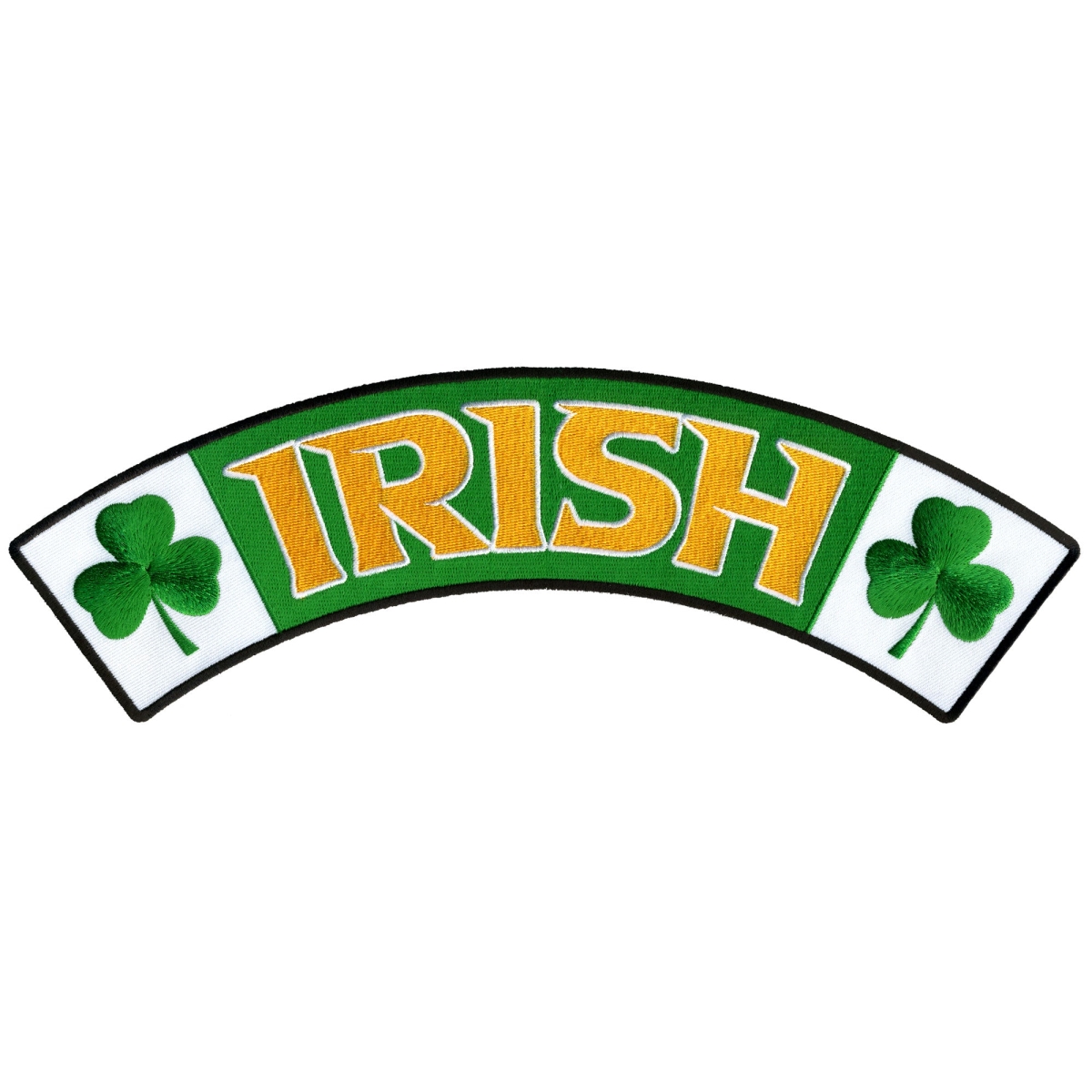 PPM4137 12 x 3 in. Irish Top Rocker Patch - Multi Color