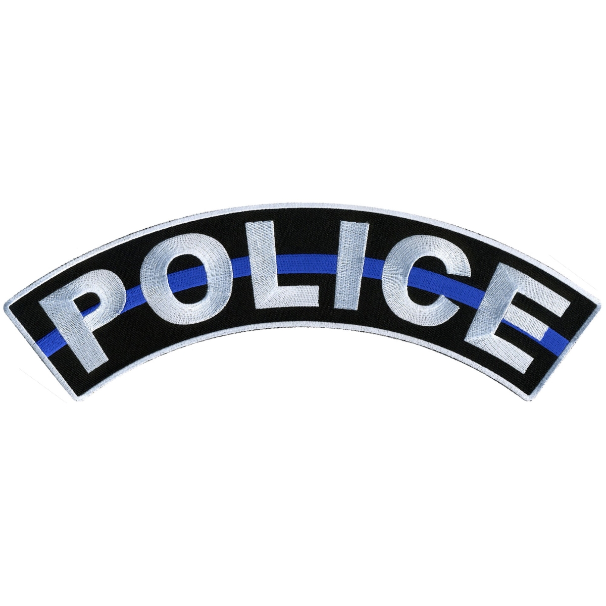 PPM4147 12 x 3 in. Police Top Rocker Patch - Multi Color