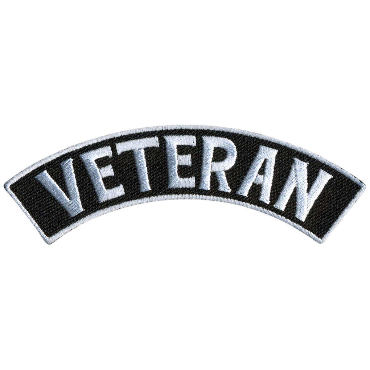 PPM4178 4 x 1 in. Veteran Top Rocker Patch - Multi Color