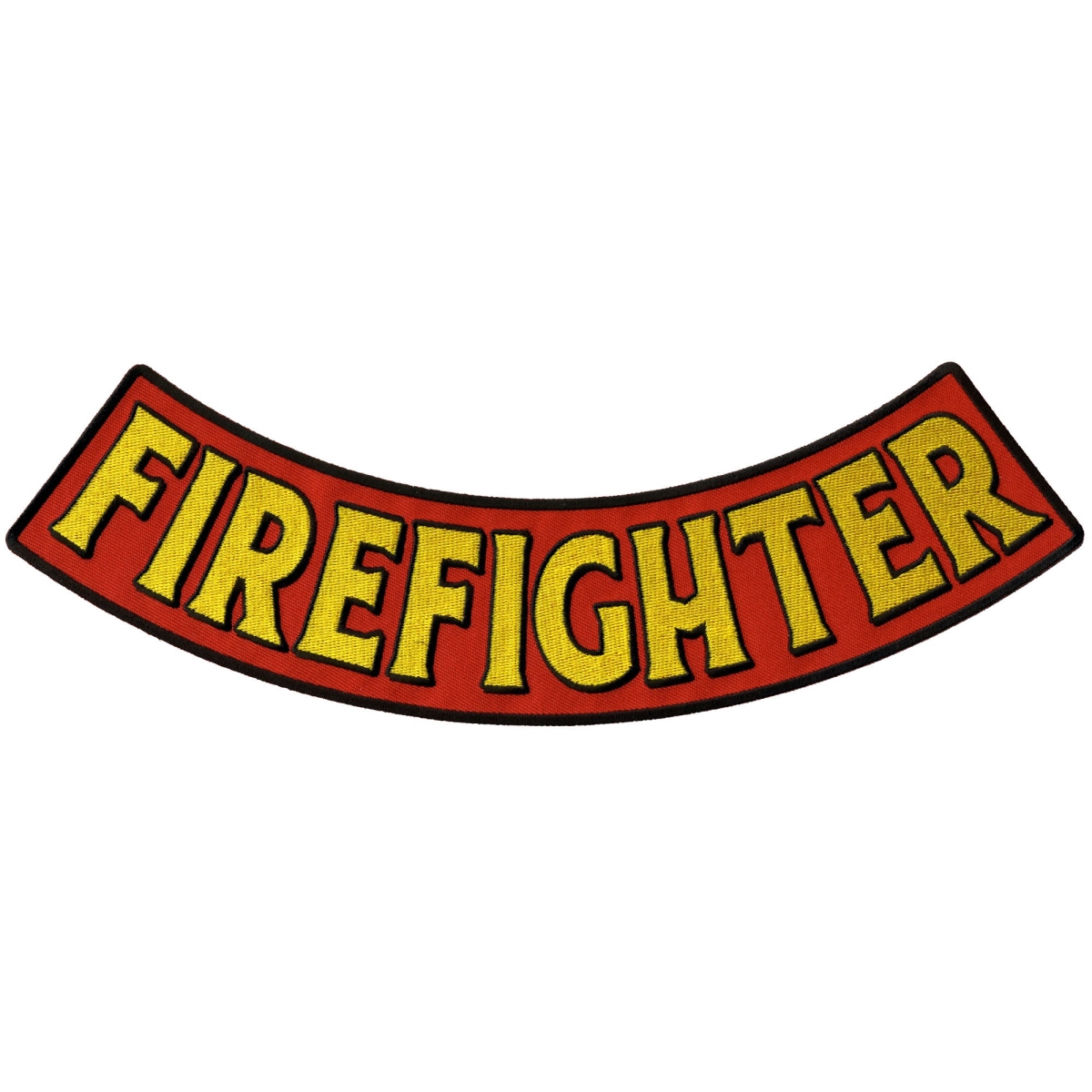 PPM5131 12 x 3 in. Firefighter Bottom Rocker Patch - Multi Color