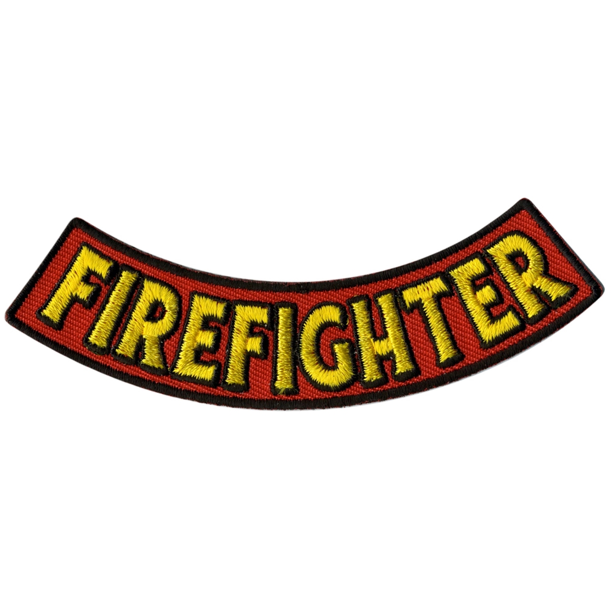 PPM5132 4 x 1 in. Firefighter Bottom Rocker Patch - Multi Color