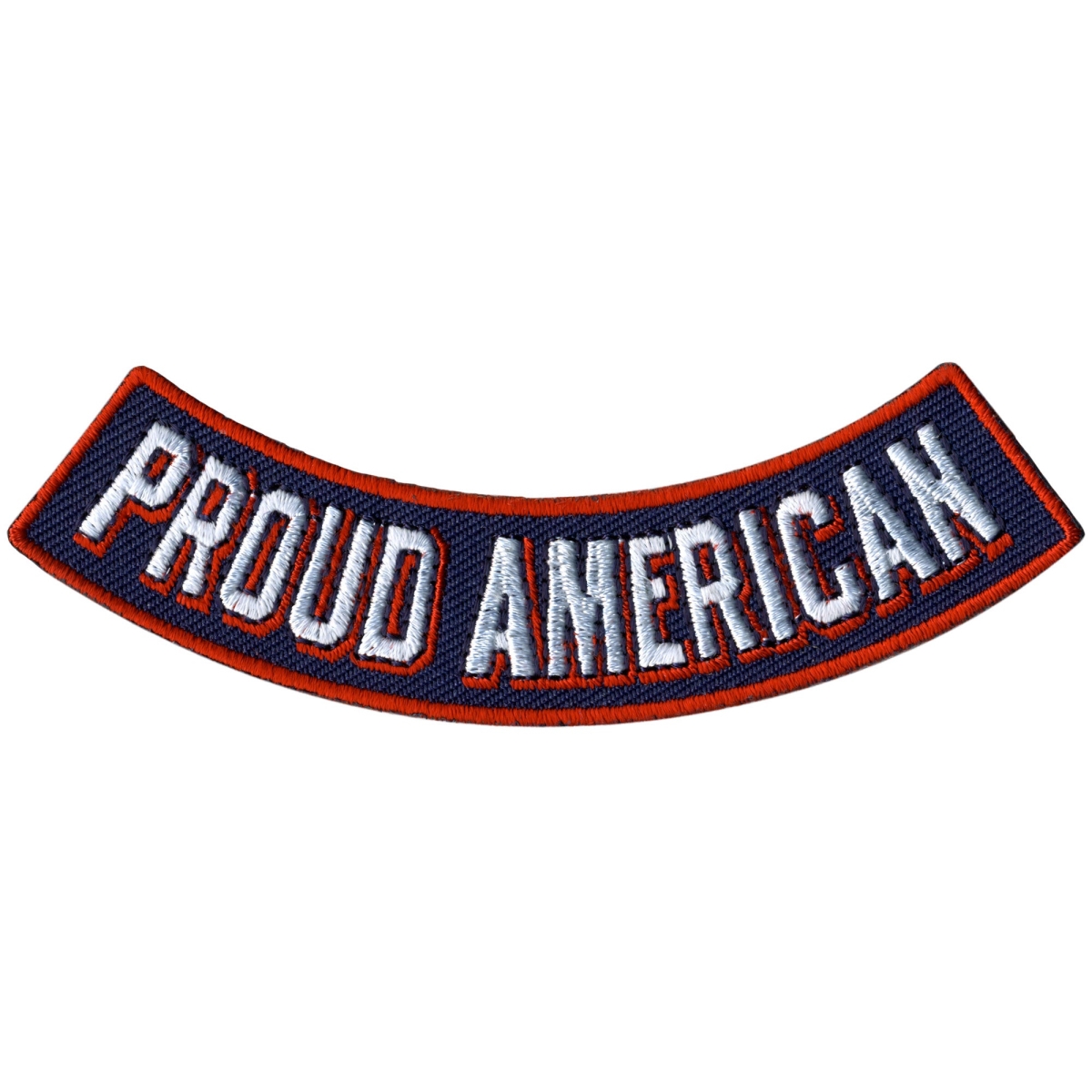 PPM5180 4 x 1 in. Proud American Bottom Rocker Patch - Multi Color