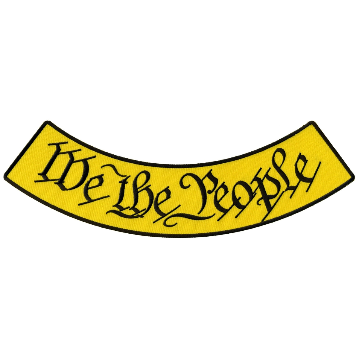 PPM5165 12 x 3 in. We The People Bottom Rocker Patch - Multi Color