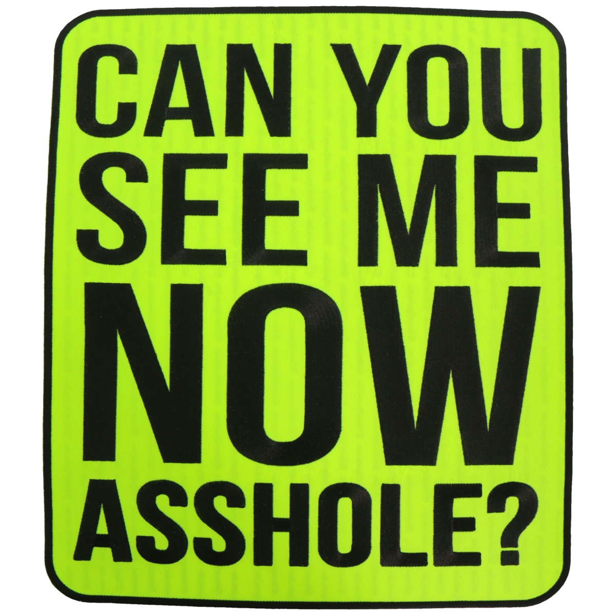 PPQ1589 11.5 x 13 in. See Me Now Back Patch - Multi Color