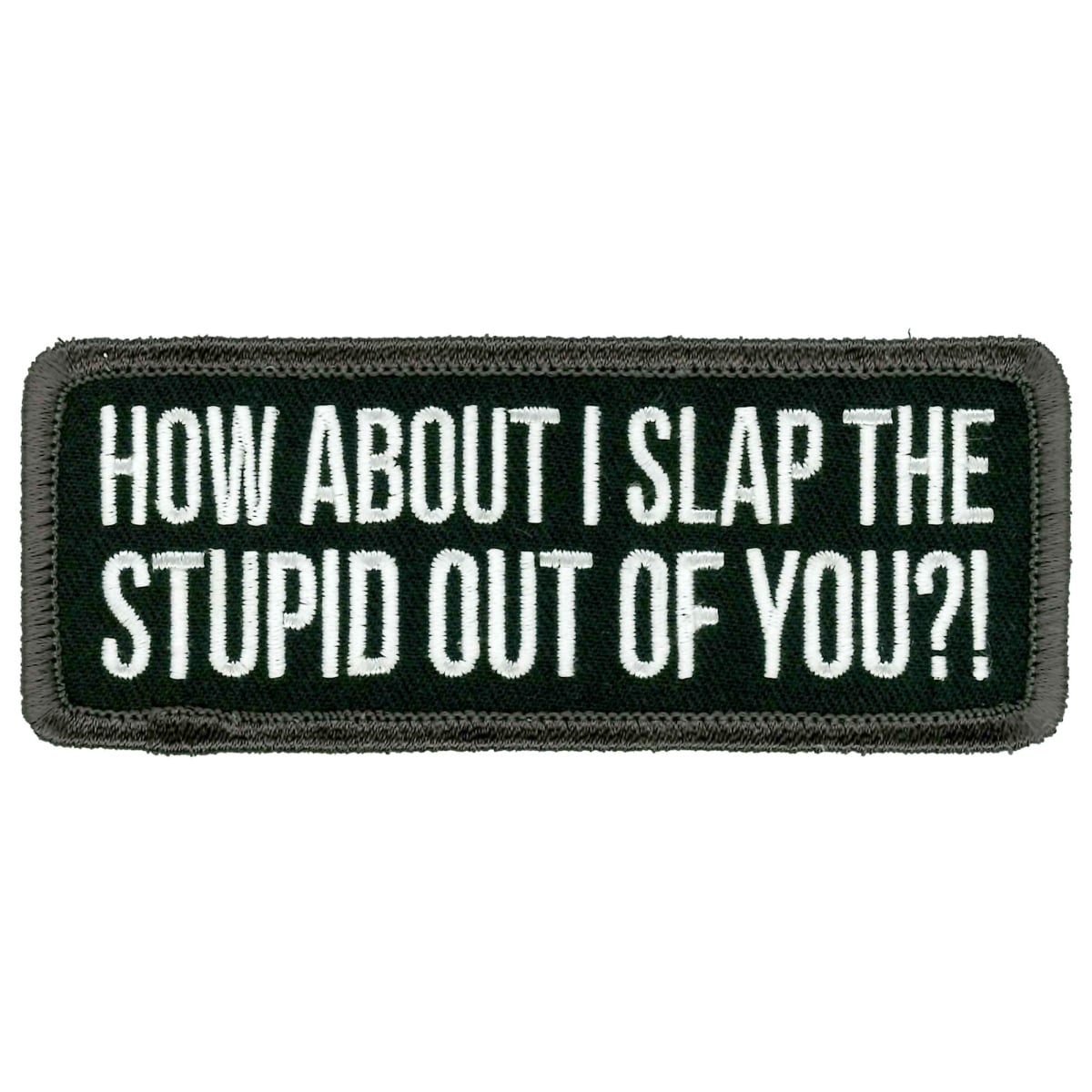 PPL9974 4 x 2 in. Slap the Stupid Out of You Patch - Multi Color