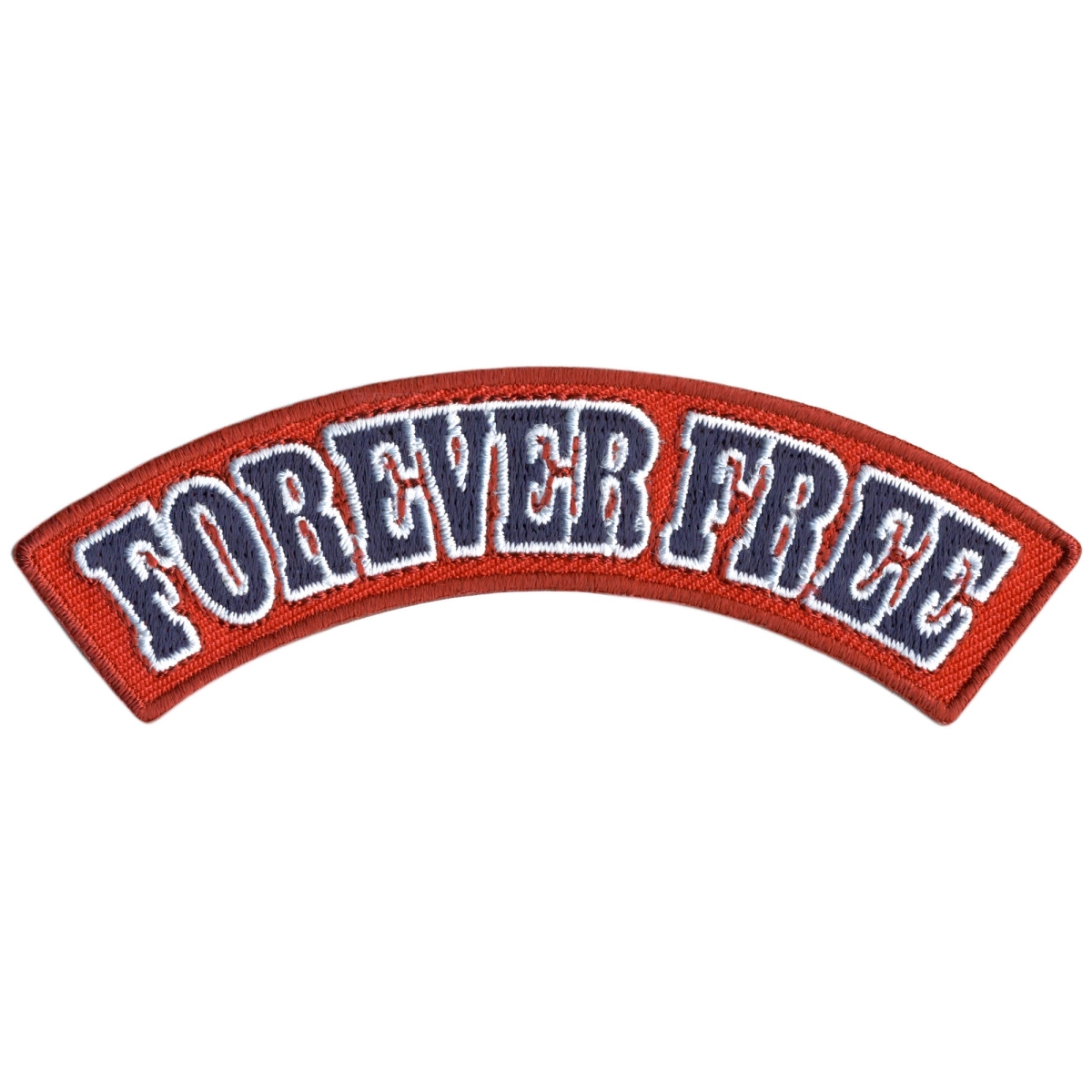 PPM4190 4 x 1 in. Forever Free Top Rocker Patch - Multi Color