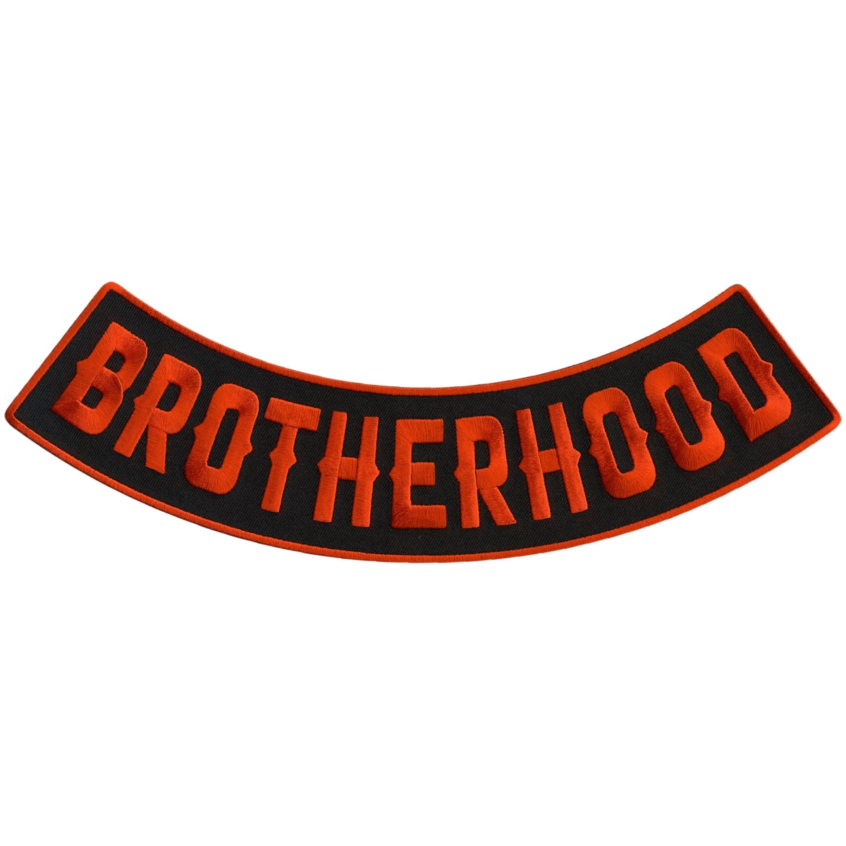 PPM5115 12 x 3 in. Brotherhood Bottom Rocker Patch - Multi Color