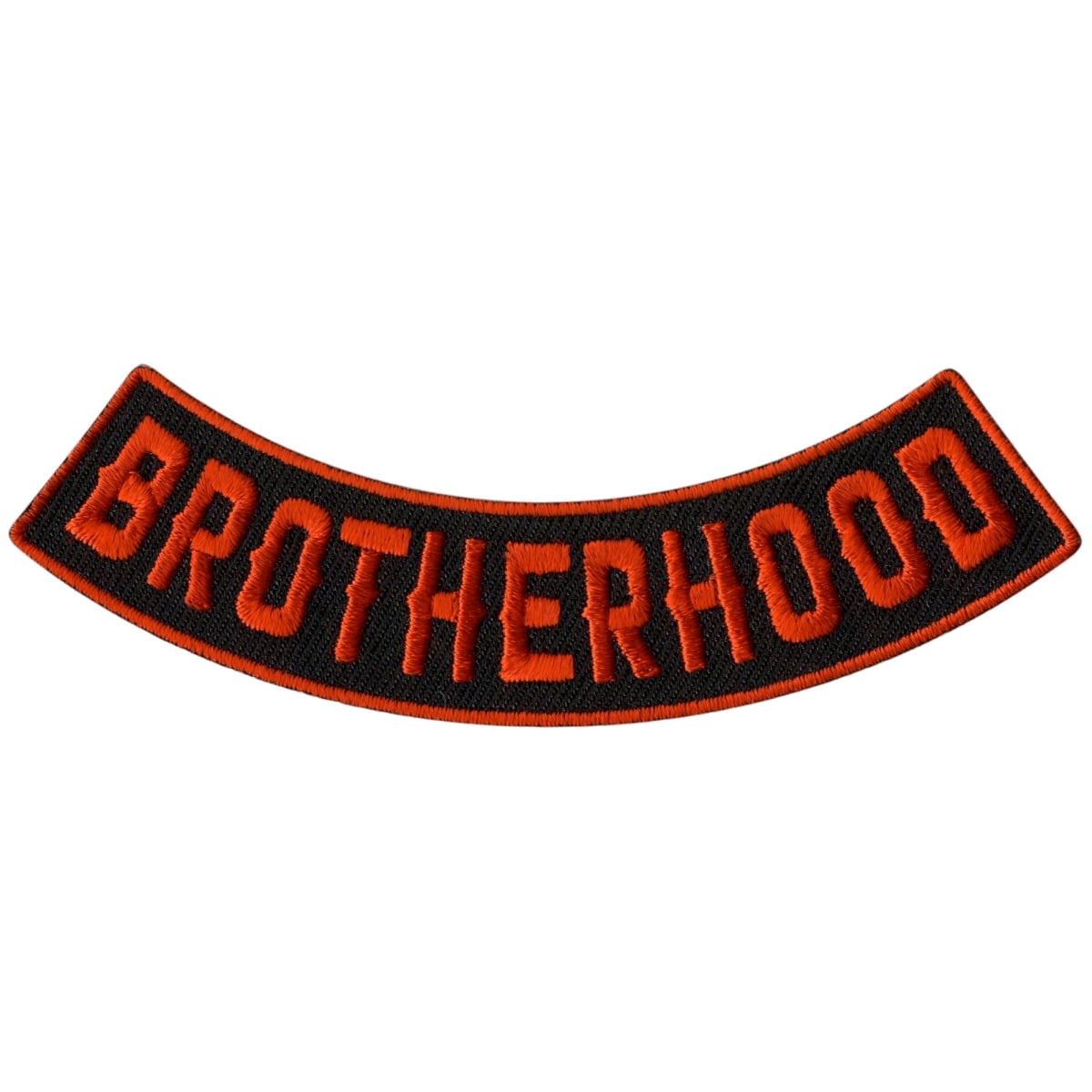 PPM5116 4 x 1 in. Brotherhood Bottom Rocker Patch - Multi Color
