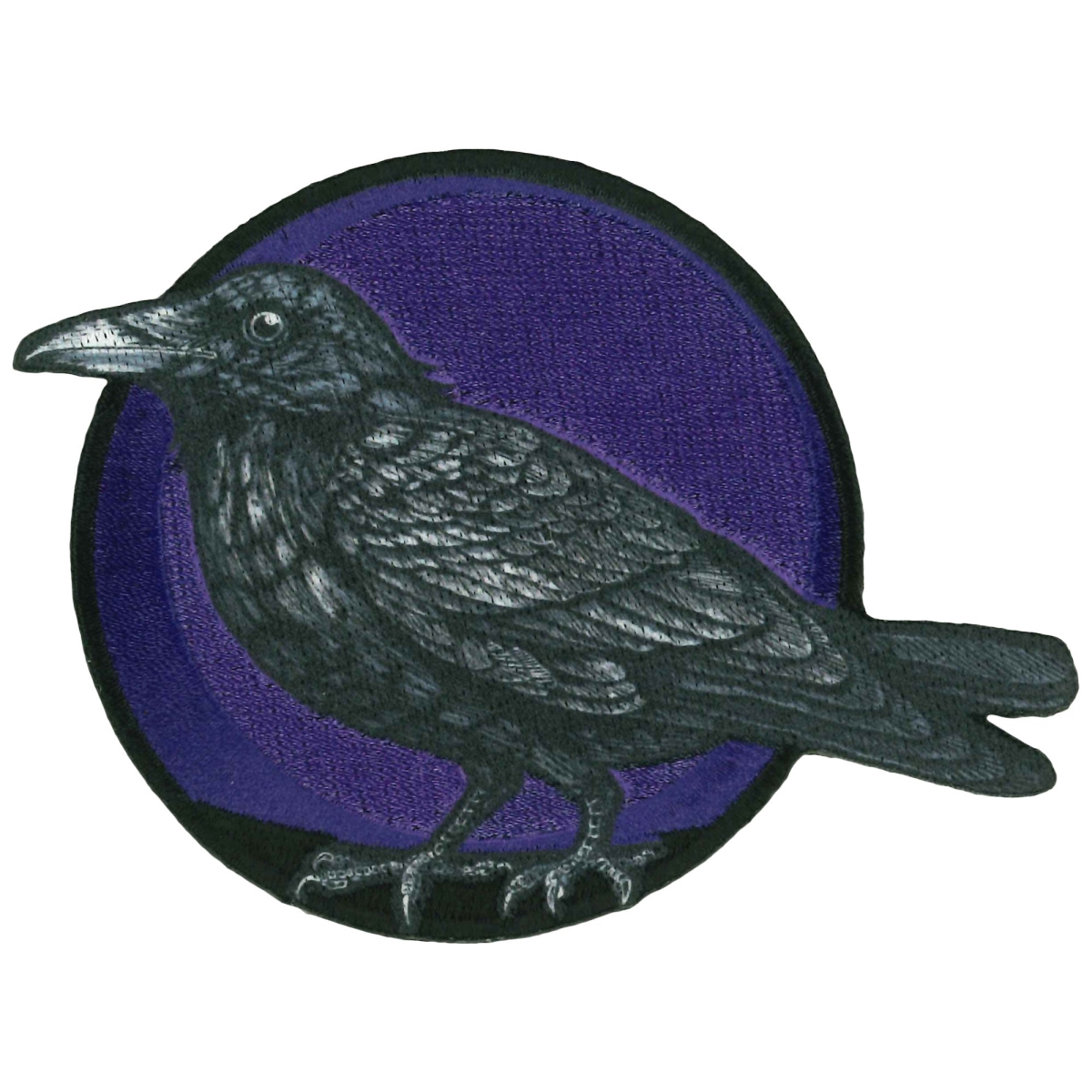 PPQ2113 4 x 3 in. Raven Patch - Multi Color