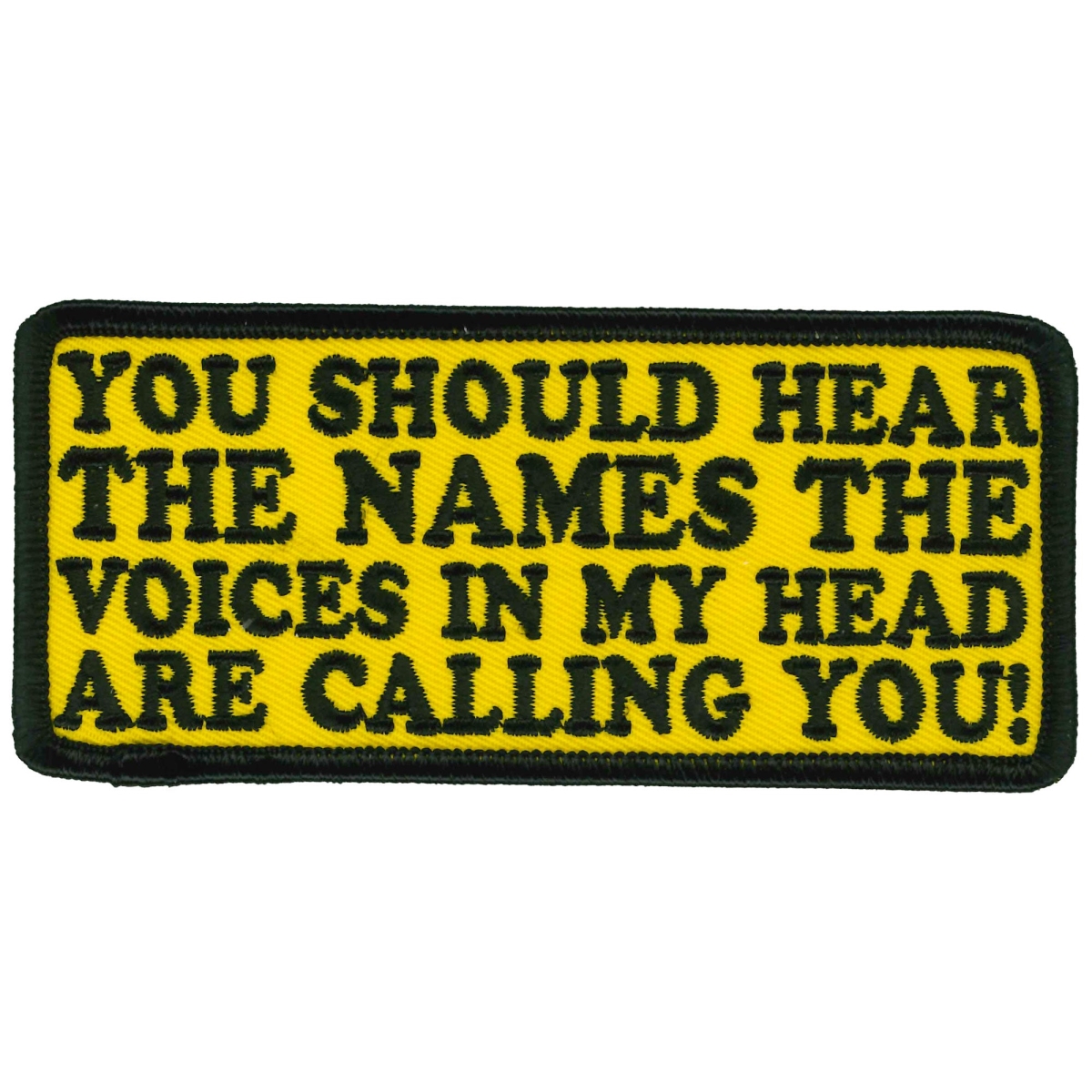PPL9959 5 x 2 in. You Should Hear the Names Patch - Multi Color