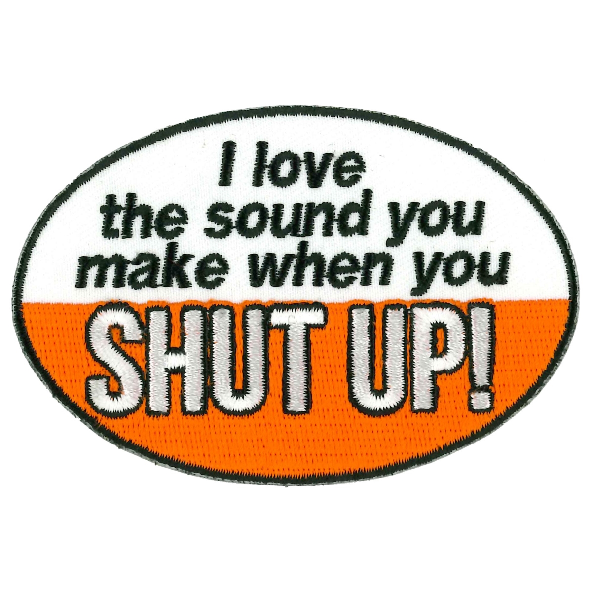 PPL9980 4 x 3 in. When You Shut Up Patch - Multi Color
