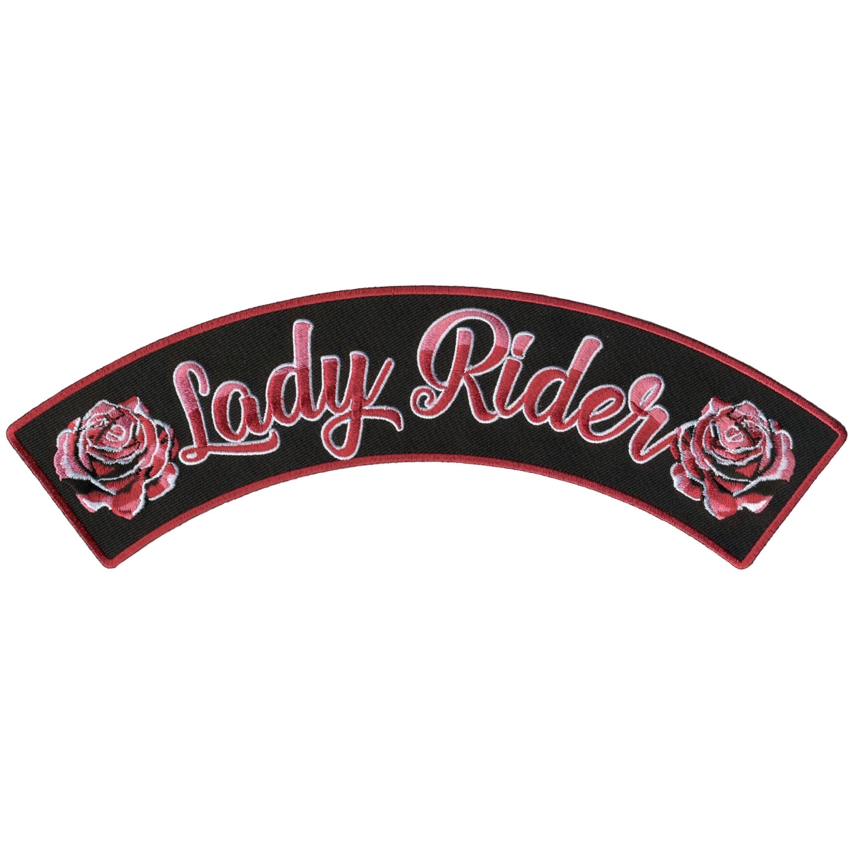 PPM4195 10 x 2 in. Lady Rider Top Rocker Patch - Multi Color