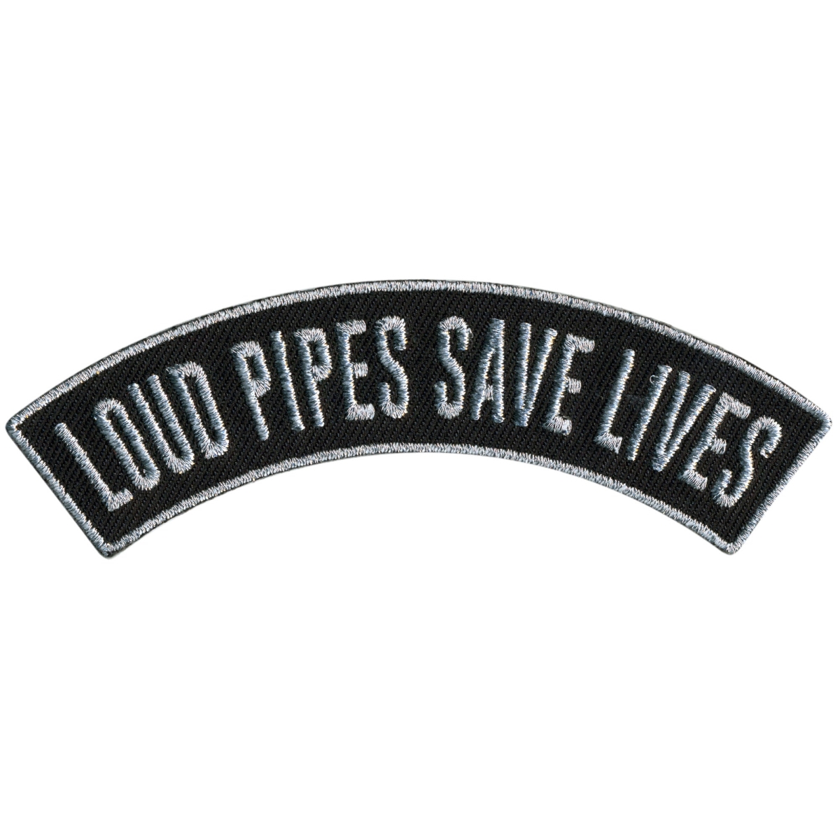 PPM4200 4 x 1 in. Loud Pipes Save Lives Top Rocker Patch - Multi Color