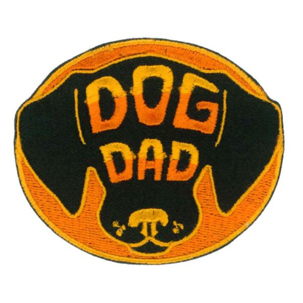 PPW1224 3 x 2.5 in. Dog Dad Embroidered Patch - Multi Color