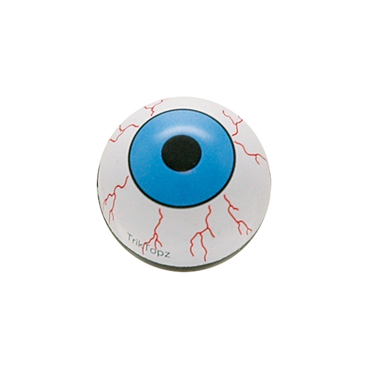mpa1217 Bloodshot Eyeball Motorcycle Valve Caps - Blue