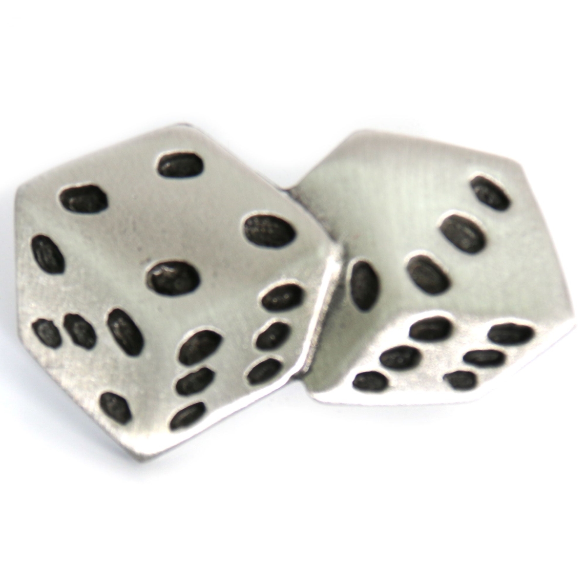 pna1189 Dice Pewter Biker Pin