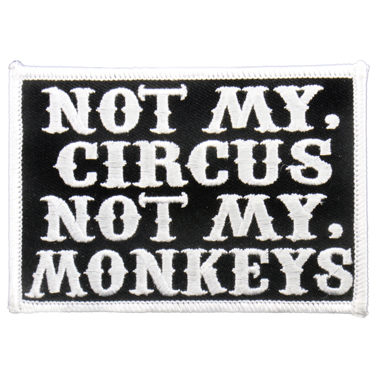 PPL9455 4 x 3 in. Circus Patch - Multi Color
