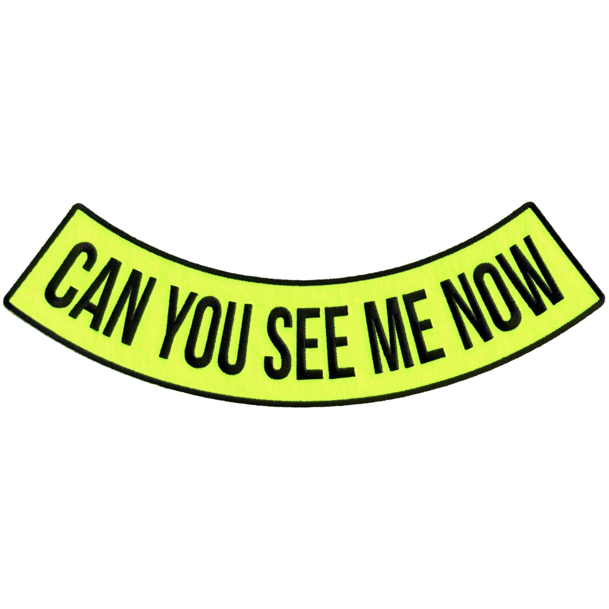 PPM5119 12 x 3 in. Can You See Me Now Bottom Rocker Patch - Multi Color