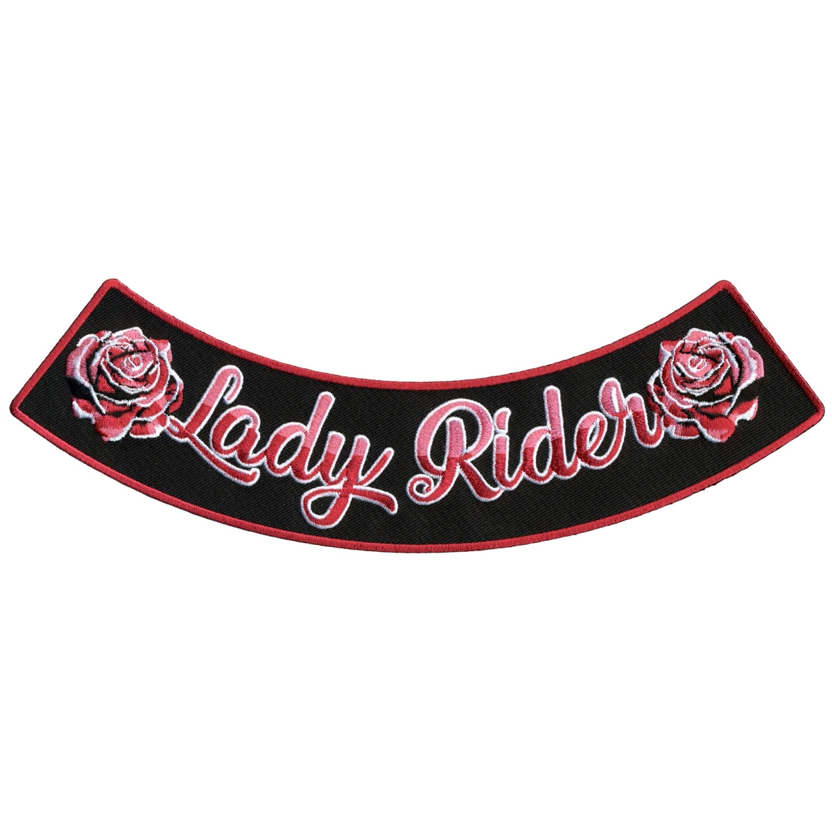 PPM5195 10 x 2 in. Lady Rider Bottom Rocker Patch - Multi Color