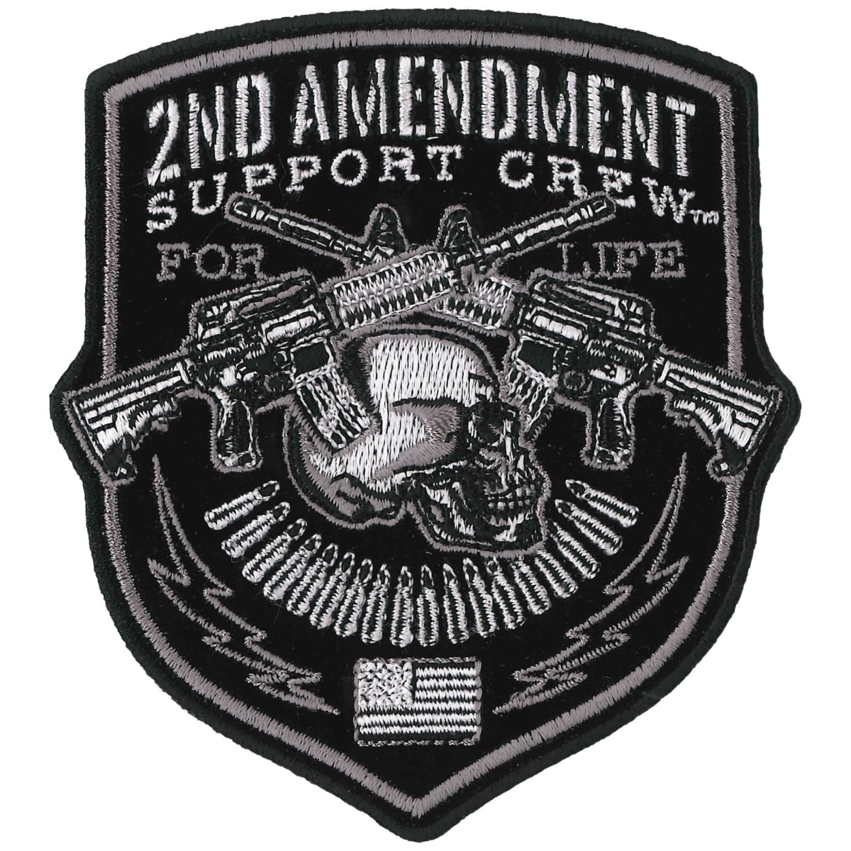 PPQ1163 3.5 x 4 in. Support Shield Patch - Multi Color