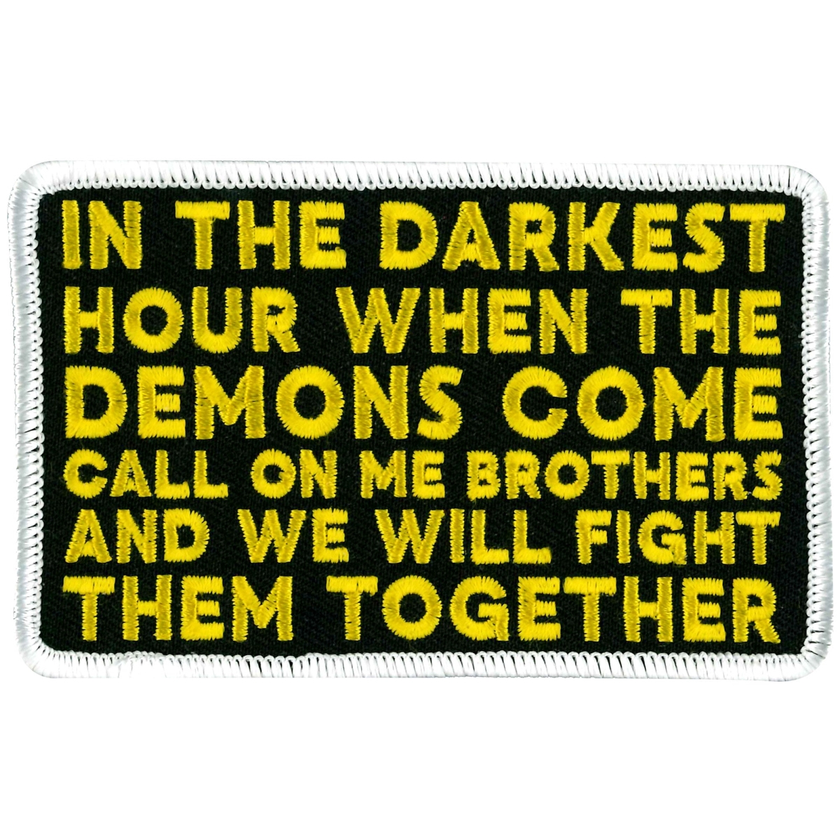 PPW1011 4 x 3 in. Darkest Hour Patch - Multi Color