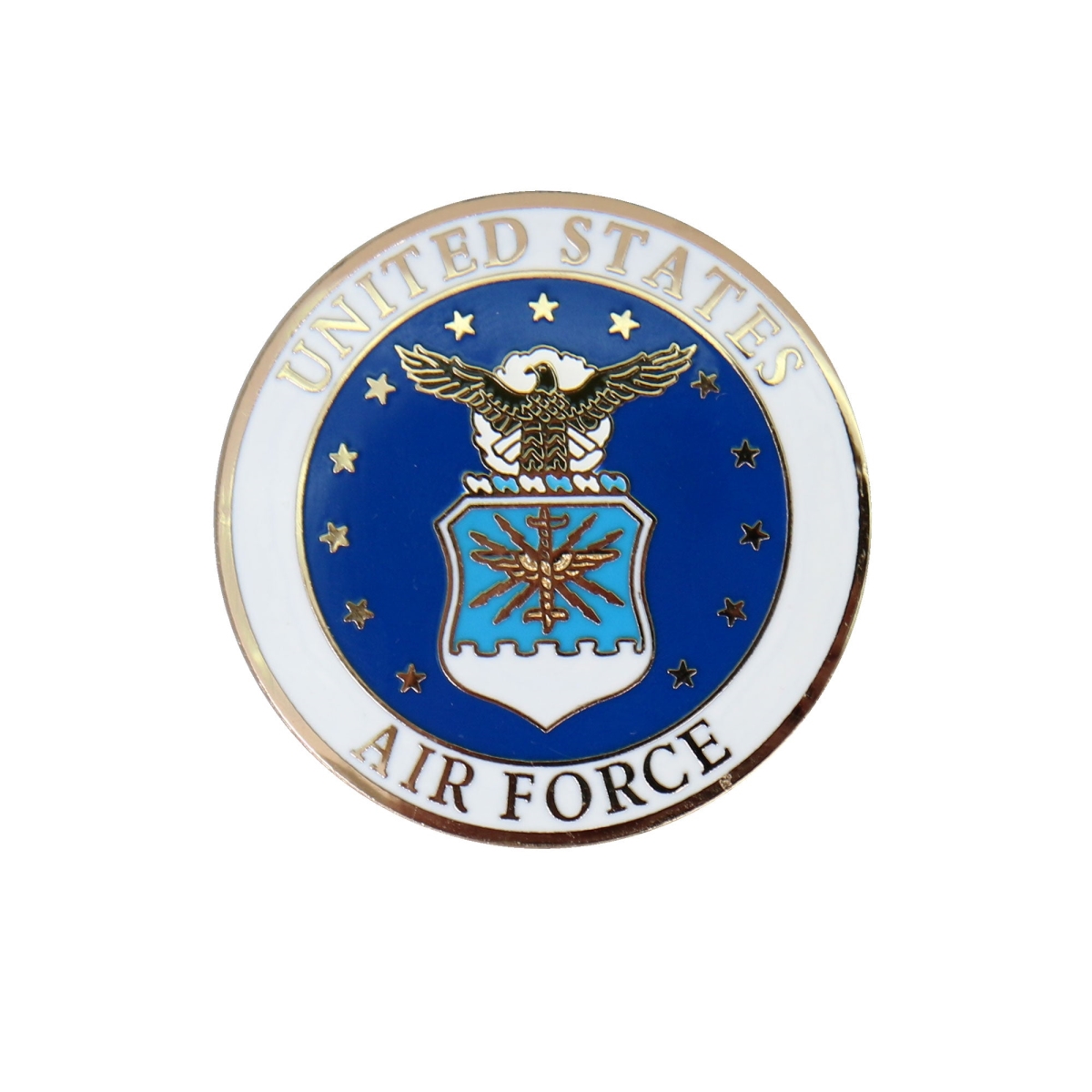 pnf2003 1.5 x 1.5 in. US Air Force Logo Pin - Gold