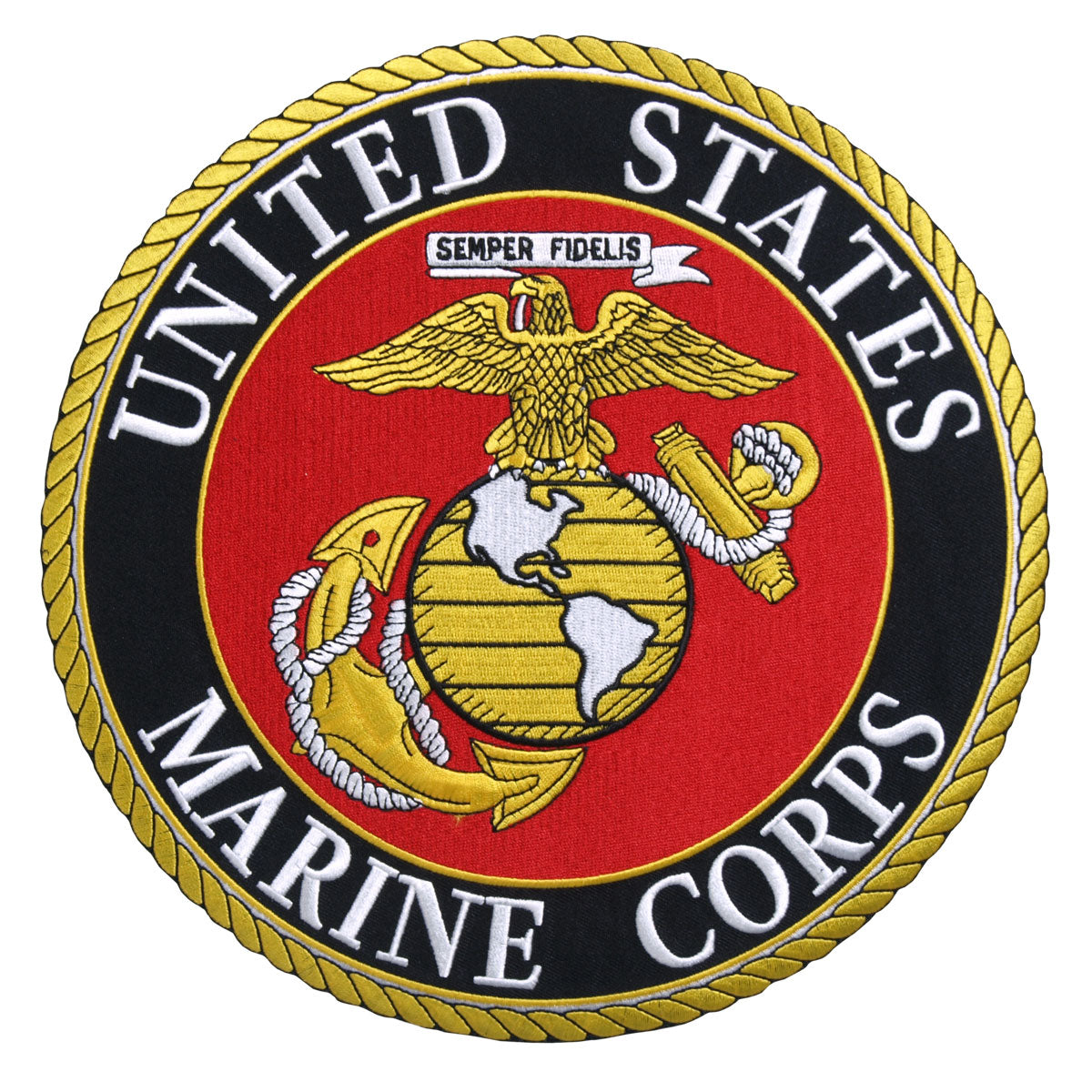 PPE1137 10 x 10 in. USMC Marines Military Patches - Multi Color