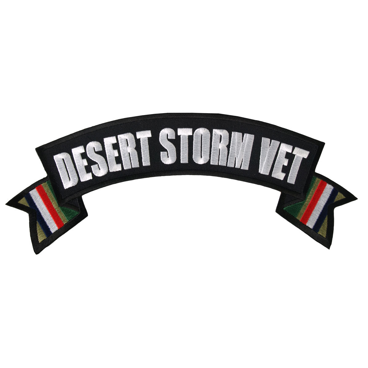 PPM2003 11 x 3 in. Desert Storm Vet Banner Patch - Multi Color