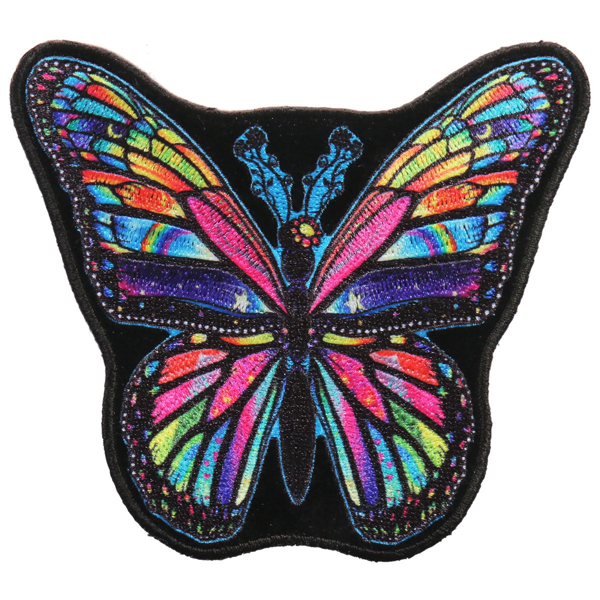 PPQ1133 3 x 4 in. Rainbow Butterfly Patch - Multi Color