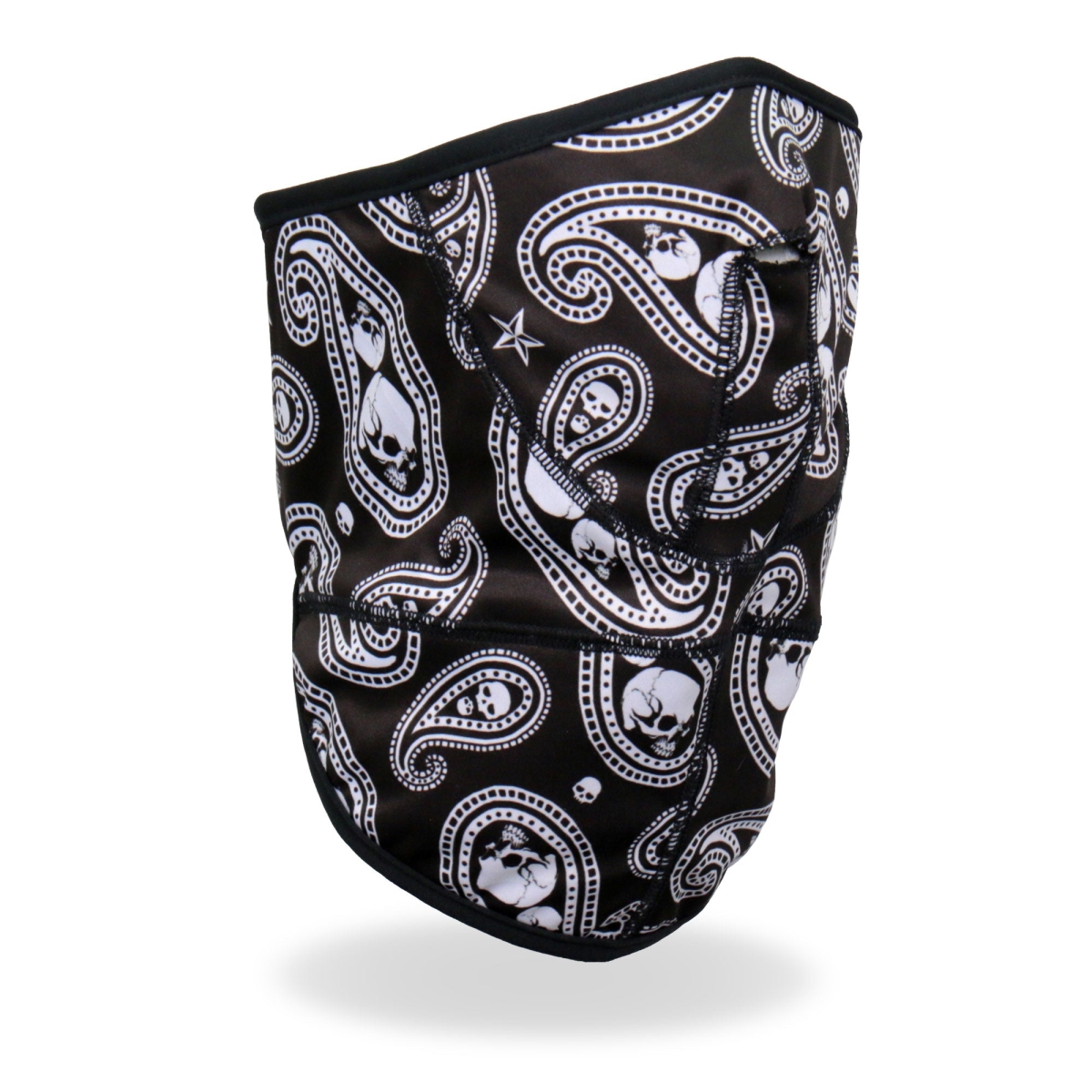 FWC2005 Paisley Skull Face Wrap Neck Warmer - Multi Color - One Size Fits Most