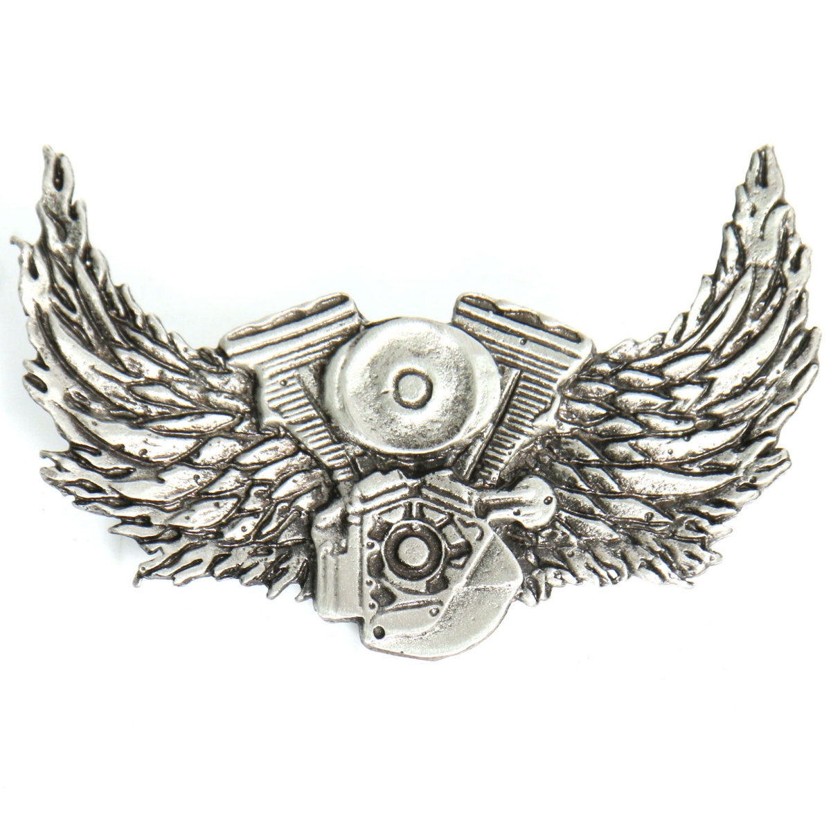 pna1032 Motor & Wings Pin - Pewter