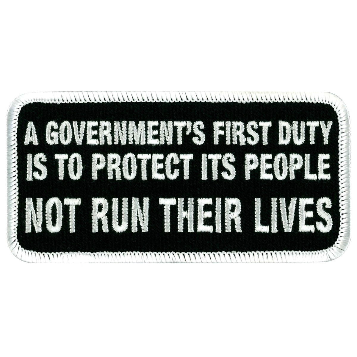 PPL9419 4 x 2 in. Governments First Duty Patch - Multi Color