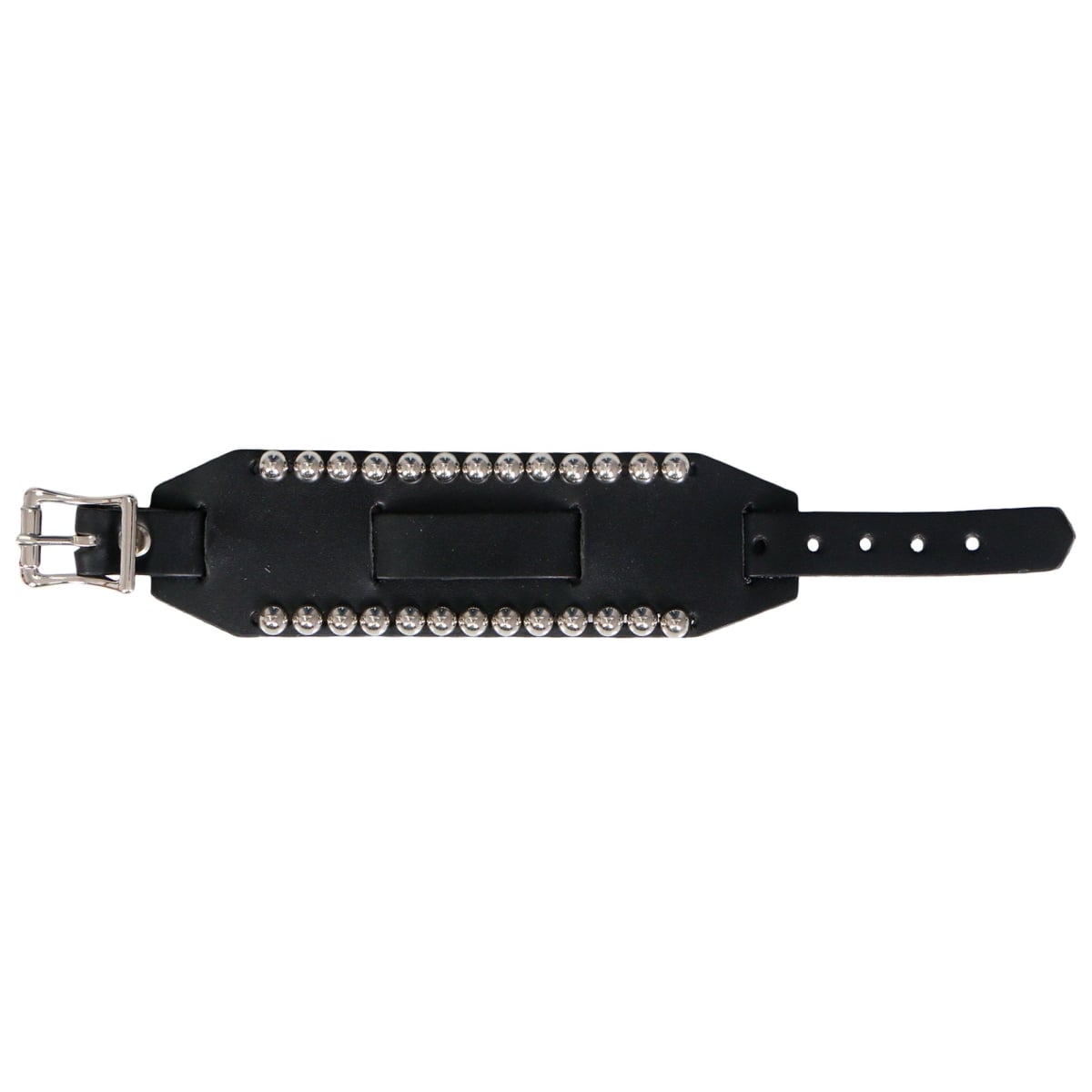 WTB1024 2 in. Studded Border Watch Band - Black