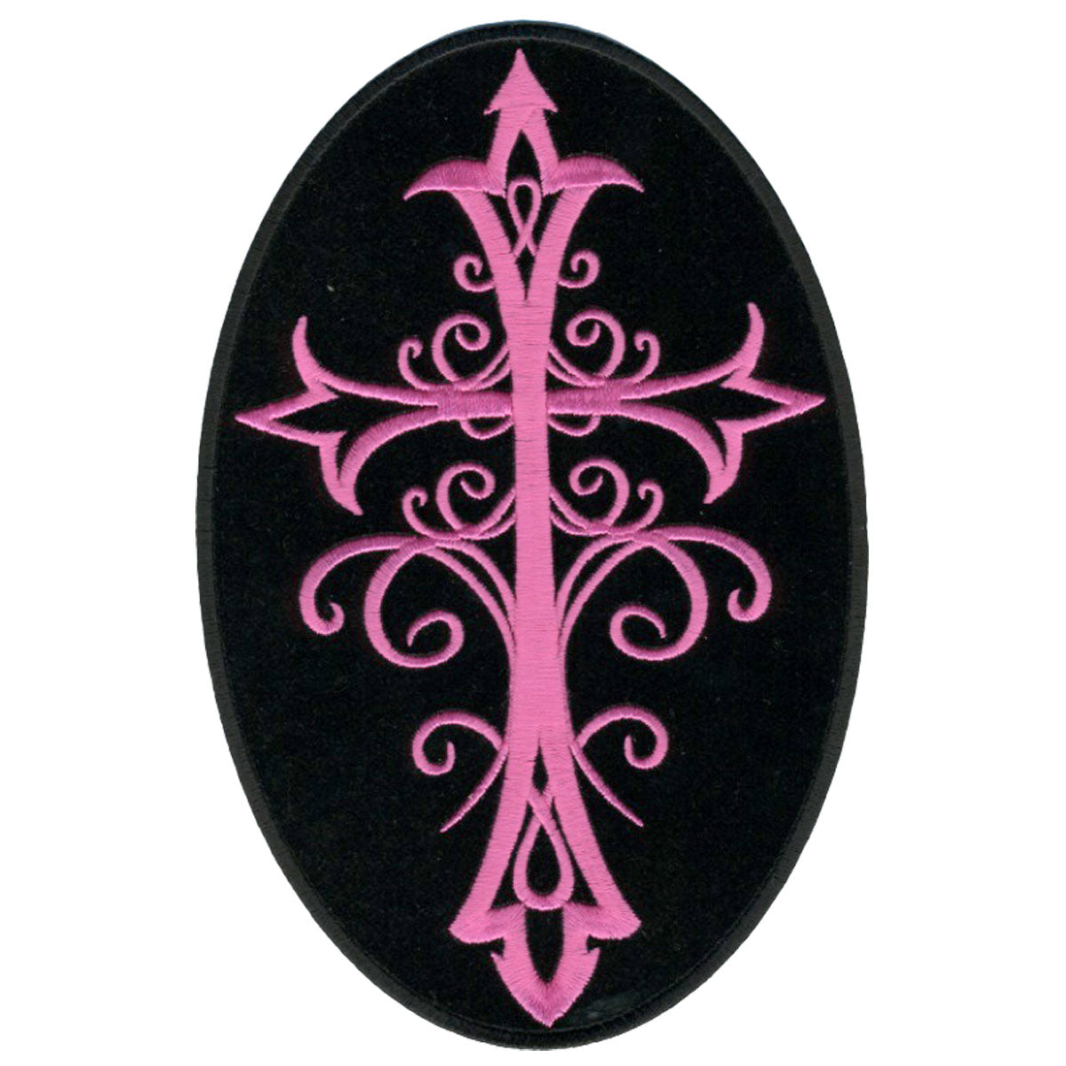 PPA5790 3 x 5 in. Pink Crucifix Patch