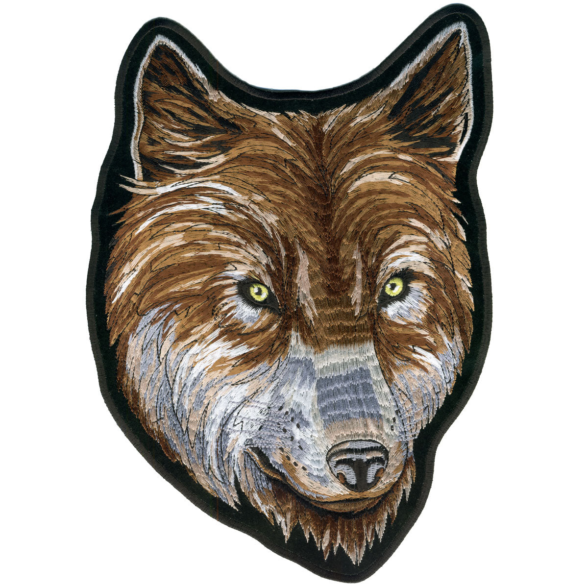 Picture of Hot Leathers PPA1282 2 x 3 in. Wolf Face Biker Patch - Multi Color