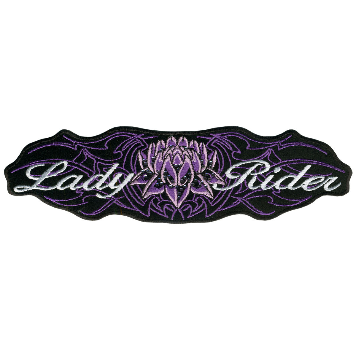 Picture of Hot Leathers PPA2045 8 x 2 in. Lady Rider Lotus Patch - Multi Color
