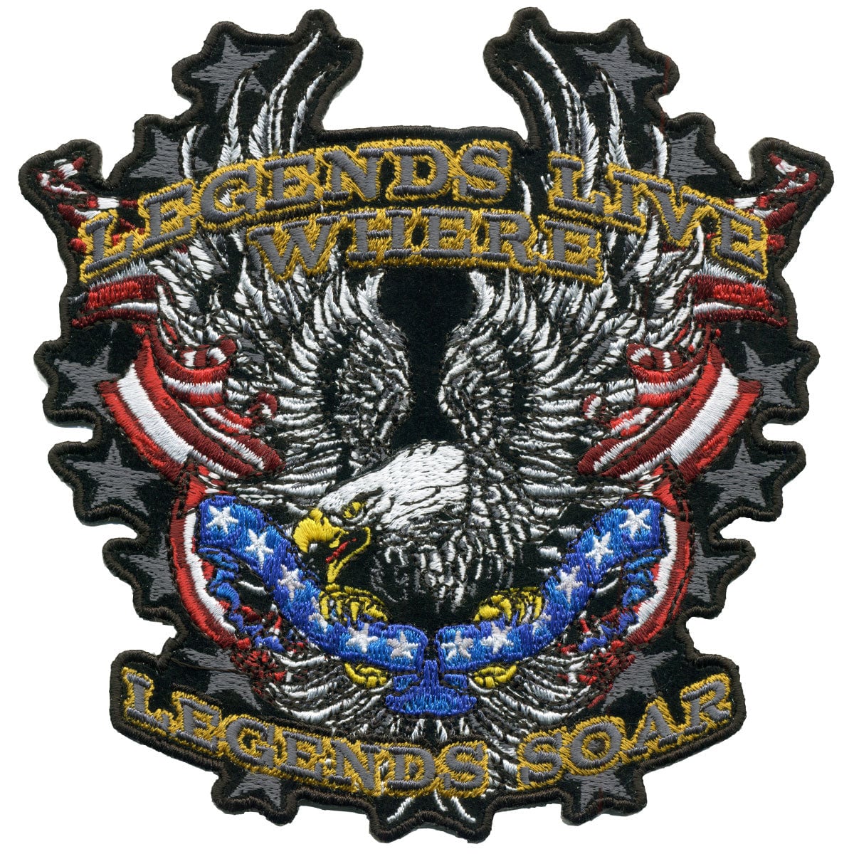 PPA5657 11 x 11 in. Legends Soar Patriotic Eagle Patch