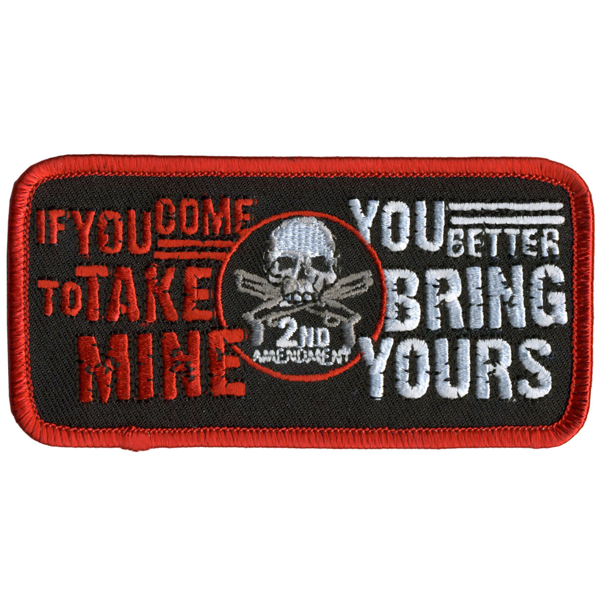 PPL9362 4 x 2 in. Take Mine Patch - Multi Color