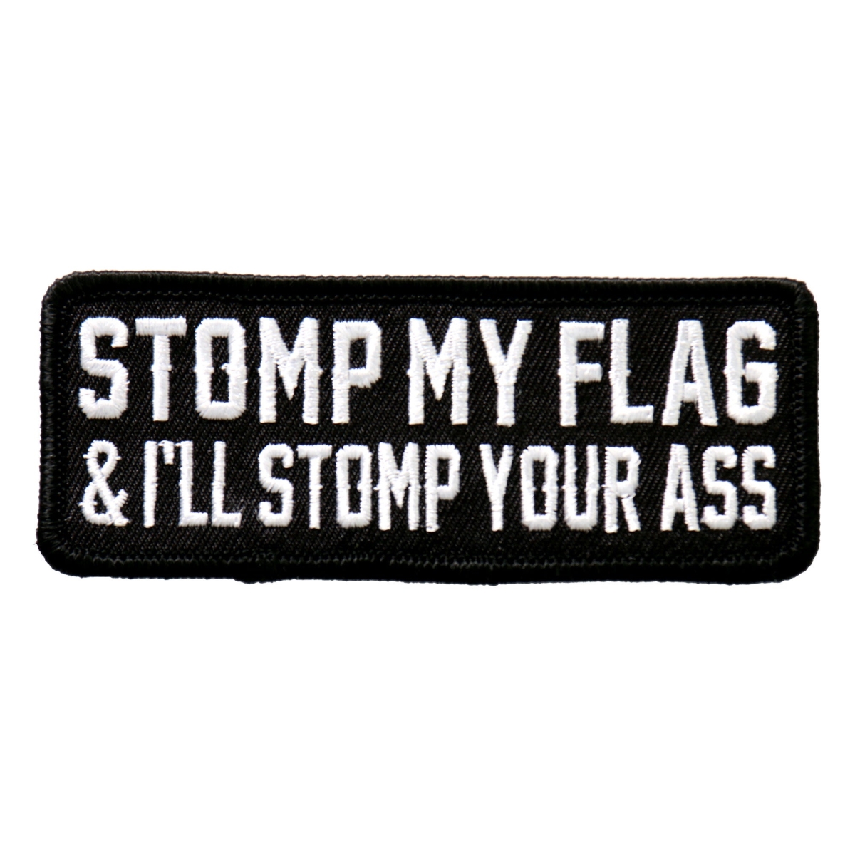 PPL9495 4 x 1 in. Stomp My Flag Patch - Multi Color