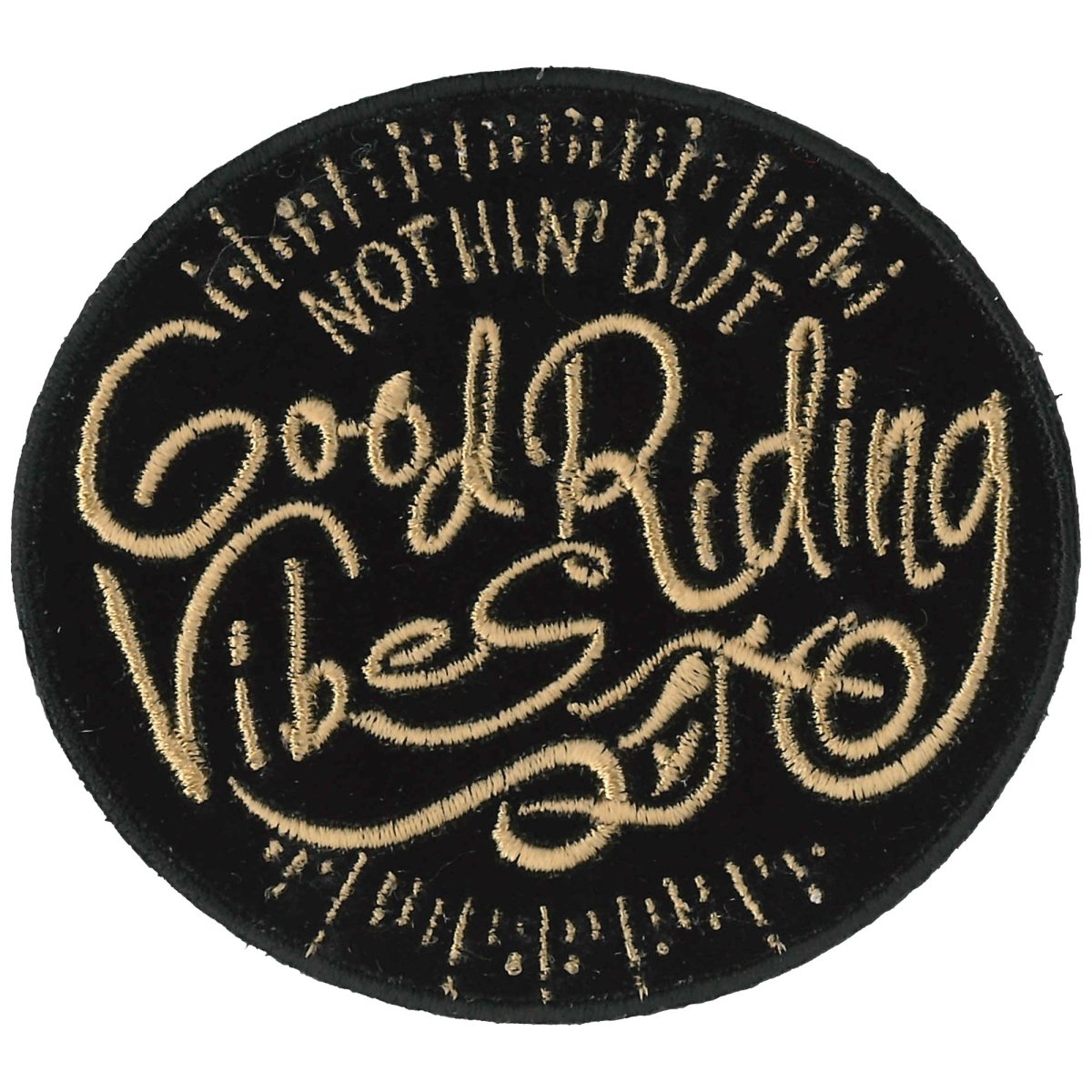 PPQ1110 2.5 x 3 in. Good Riding Vibes Patch - Multi Color