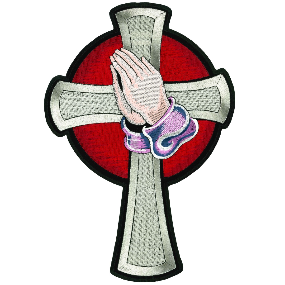 Picture of Hot Leathers PCA5168 8 x 12 in. Prayer Cross Patch - Multi Color
