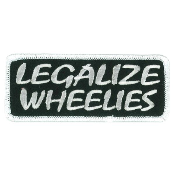 PPW1185 4 x 1.5 in. Legalize Wheelies Patch - Multi Color
