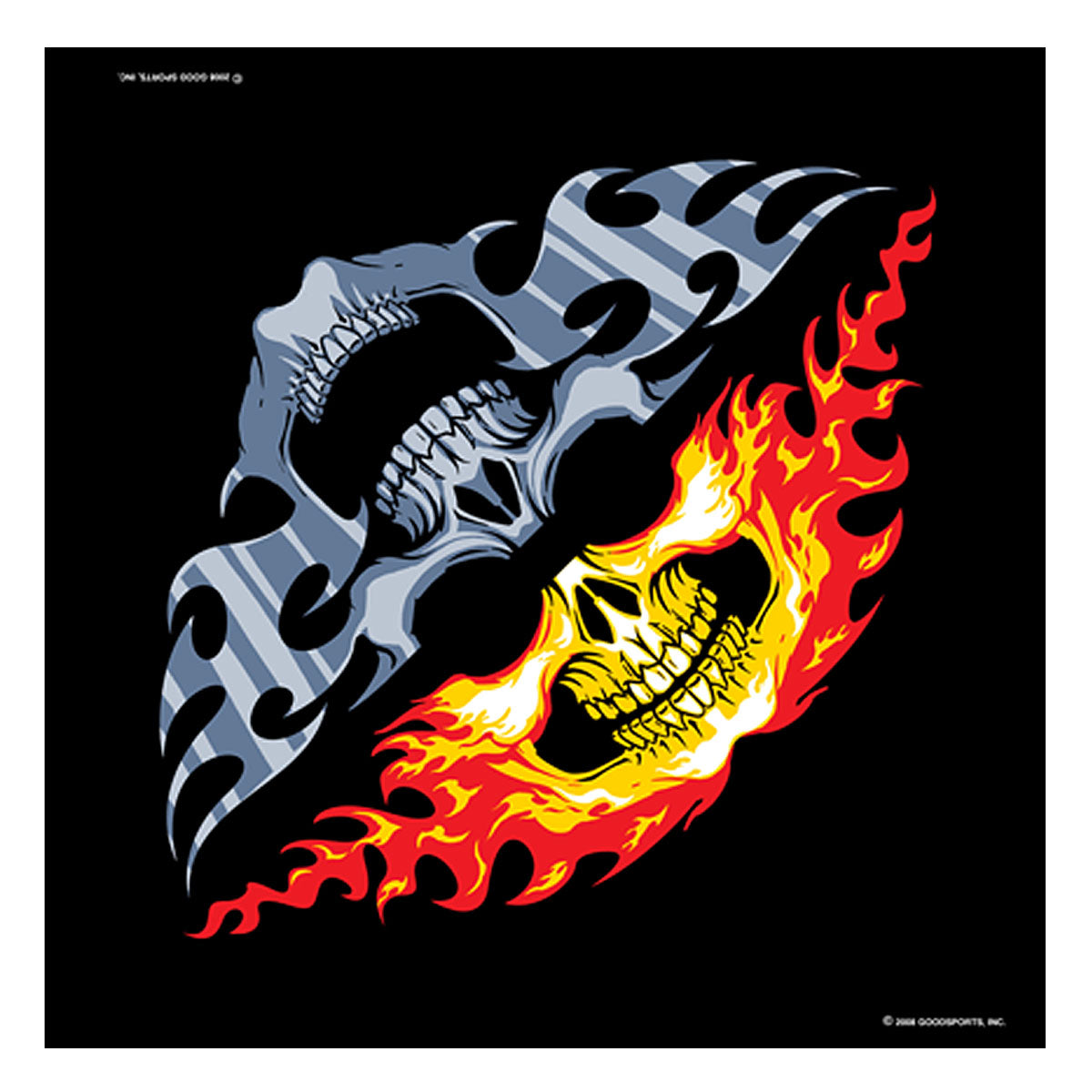 BAB1013 21 x 21 in. Skull Faces Bandana