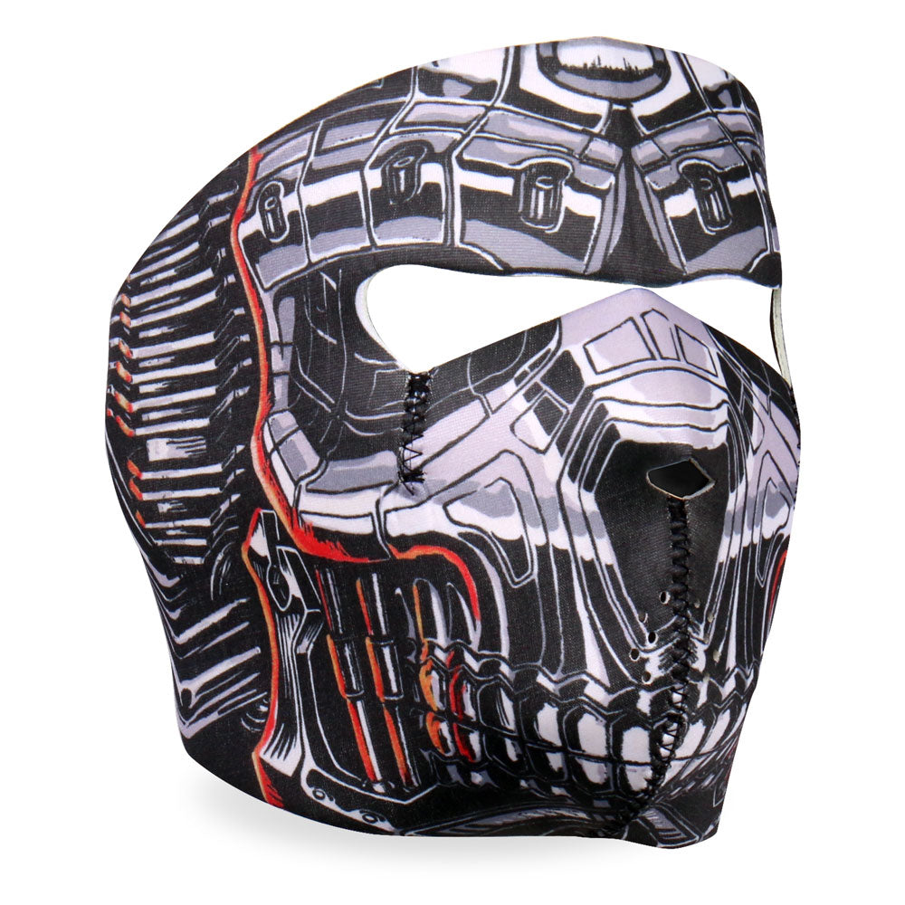 FMA1022 Robo Skull Neoprene Face Mask - Multi Color - One Size Fits Most