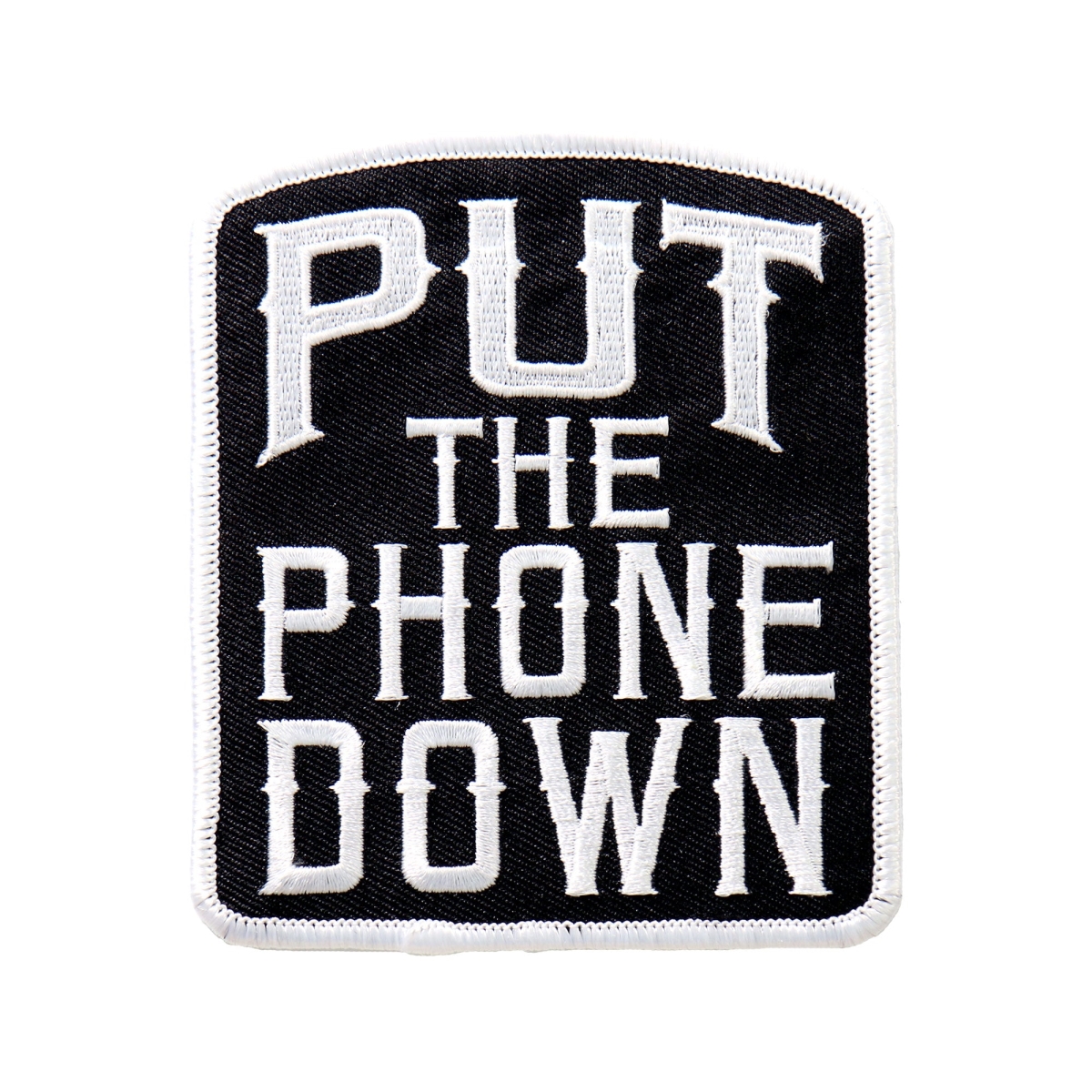 PPL9497 3 x 4 in. Put the Phone Down Patch - Multi Color