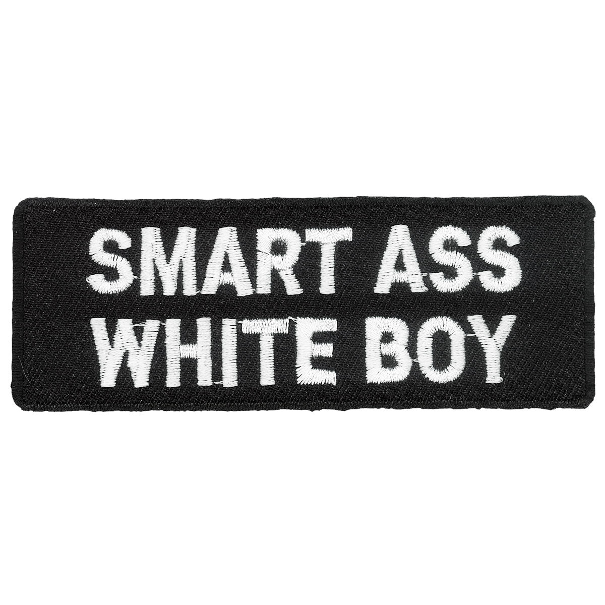 PPL9112 4 x 2 in. Smart Ass Patch - Black & White