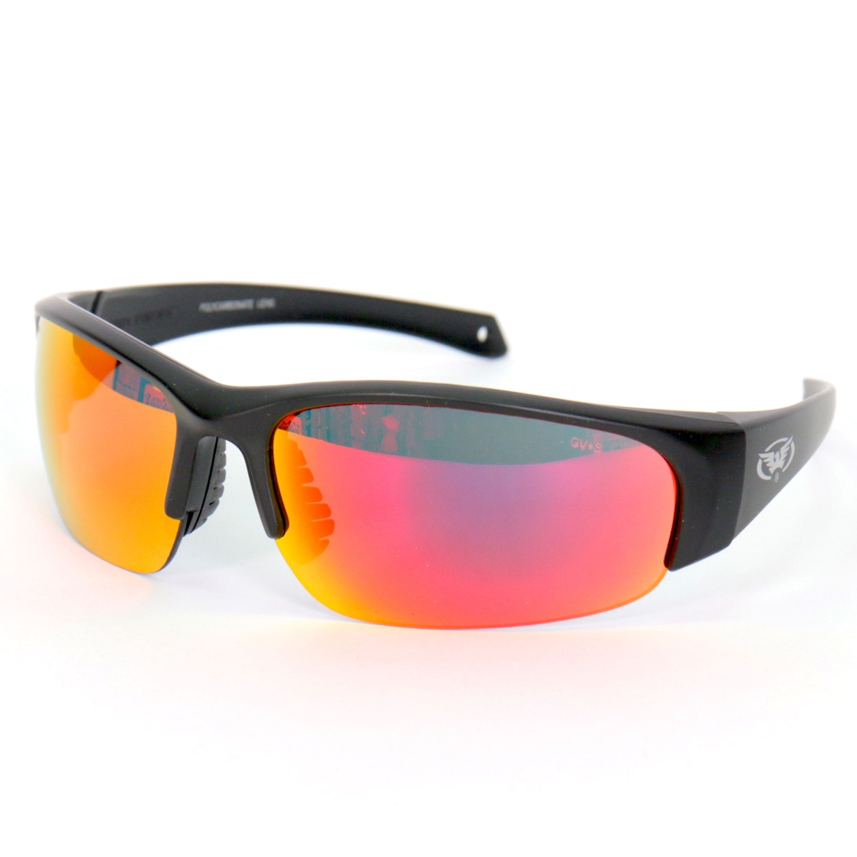 SGF1072 Safety Tech Easy Eyes Sunglasses - Red